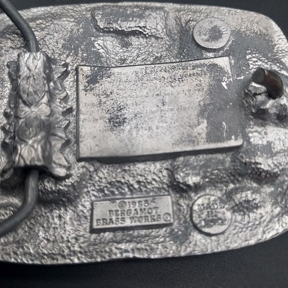 1985 Bergamot Brass Works Lady Liberty Belt Buckle Made in USA - Picture 5 of 10